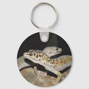 Leopard gecko-design voor alle gekko-liefhebbers! sleutelhanger