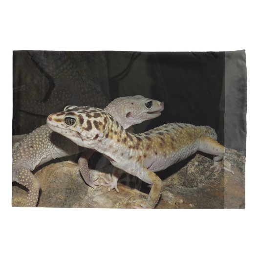 Leopard gecko design voor iedereen! kussensloop (Achterkant)