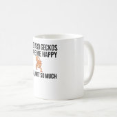 Leopard Gecko Gifts | Geckodad Leopard Gecko Lover Koffiemok (Voorkant rechts)
