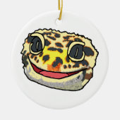 Leopard Gecko Keramisch Ornament (Voorkant)