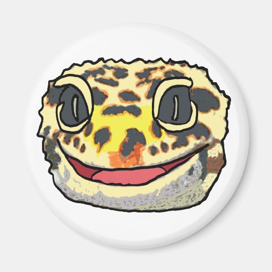 Leopard Gecko Magneet (Voorkant)