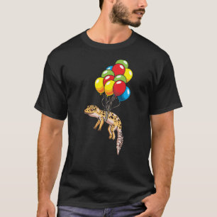 Leopard Gecko met ballonnen cadeau T-shirt