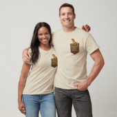 Leopard Gecko Pocket T-shirt Leuke hagedis reptiel (Unisex)