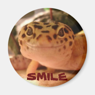 Leopard Gecko Smile Magnet Magneet