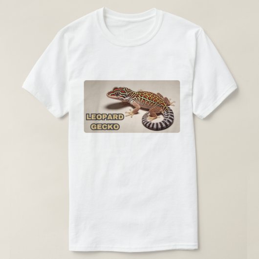 Leopard Gecko T-shirt (Design voorkant)