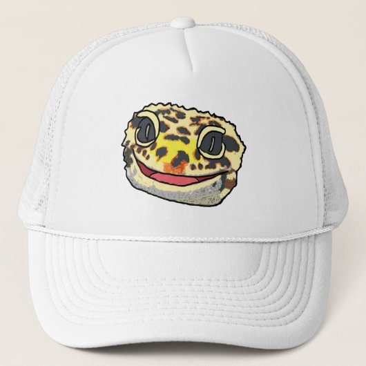 Leopard Gecko Trucker Pet (Voorkant)