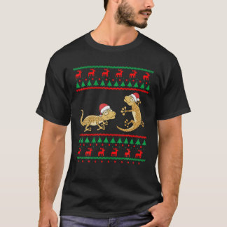 Leopard Gecko Ugly KerstSweater Funny Lizard T-shirt