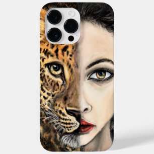 Leopard Girl Face Case-Mate iPhone 14 Pro Max Hoesje