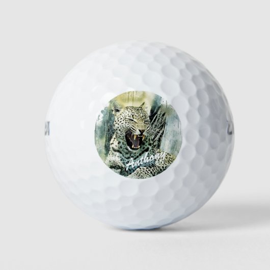Leopard Golfballen (Voorkant)