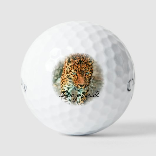 Leopard Golfballen (Voorkant)