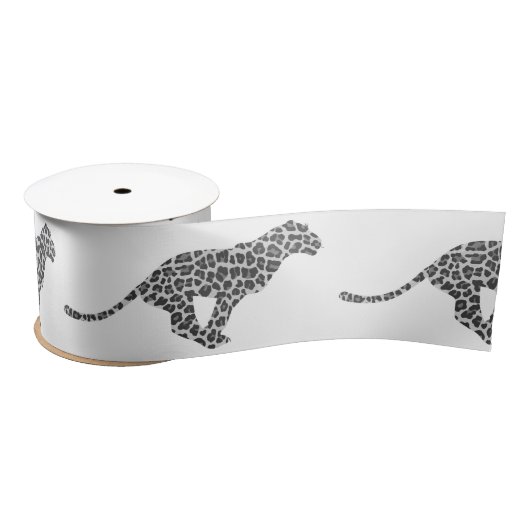 Leopard Gray en Light Grey Silhouette Lint (Spoel)