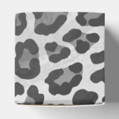 Leopard Grey en Light Grey Print Bedankdoosjes (Bovenkant)