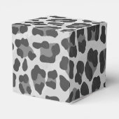 Leopard Grey en Light Grey Print Bedankdoosjes (Achterkant)