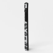 Leopard Grey en Light Grey Print Case-Mate iPhone Case (Achterkant/links)