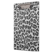 Leopard Grey en Light Grey Print Klembord (Links)