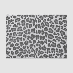 Leopard Grey en Light Grey Print Tissuepapier