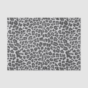 Leopard Grey en Light Grey Print Tissuepapier