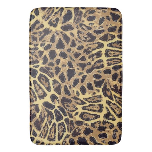 Leopard grote badmat (Voorkant Verticaal)