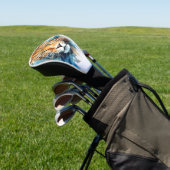 Leopard Head Golfheadcover (Insitu)