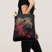 Leopard Heart Love Graffiti Art                    Draagtas (Dichtbij)