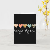 Leopard Hearts Matching Valentines Day For Cargo  Kaart (Gele Bloem)