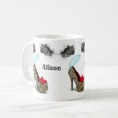 Leopard Heels Mug (Devant gauche)