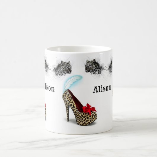 Leopard Heels Mug (Centre)