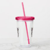 Leopard Hippie Chic Acryl Drinkbeker (Links)