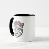 Leopard Hippie Chic Mok (Voorkant links)