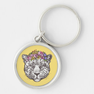 Leopard Hippie Chic Sleutelhanger