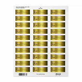 Leopard hoge hakken aangepaste Adresetiketten Etiket (Full Sheet)