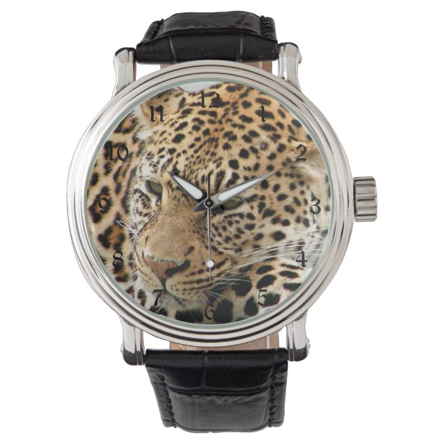 Leopard Horloge (Voorkant)