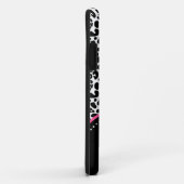 Leopard Hot Pink Bow Case-Mate iPhone Case (Achterkant/rechts)