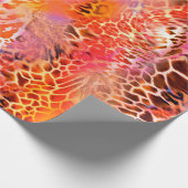 leopard-huidweefsel,abstract,animatie cadeaupapier (Hoek)
