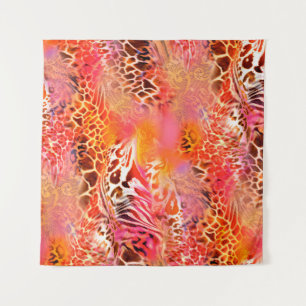 leopard-huidweefsel,abstract,animatie wandkleed