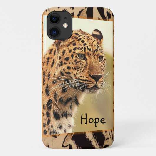 Leopard Iphone-draagtas Case-Mate iPhone Case (Achterkant)