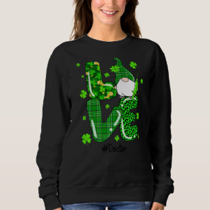 Leopard Irish Green Pset Doctor Gnome St Patrick Trui