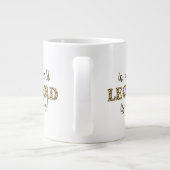 Leopard is een kleur - Funny Leopard Print Quote Extra Grote Beker (Achterkant)