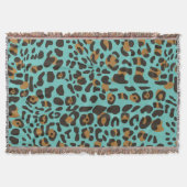 Leopard Jaguar Animal Print Pattern Deken (Voorkant)
