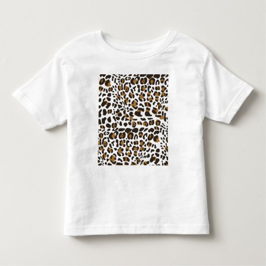 Leopard Jaguar Animal Print Pattern Kinder Shirts (Voorkant)
