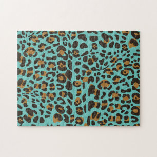 Leopard Jaguar Animal Print Pattern Legpuzzel