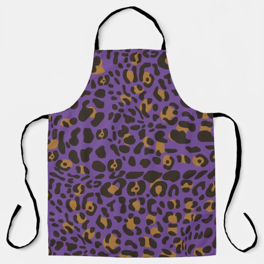 Leopard Jaguar Animal Print Pattern Schort (Voorkant)
