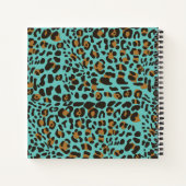 Leopard Jaguar Animal Print Pattern Sketch Notitieboek (Achterkant)