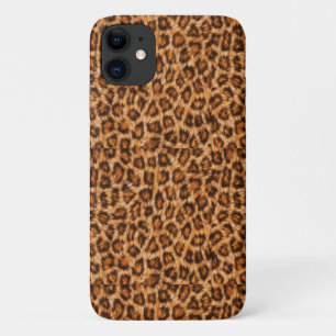 Leopard Jaguar Cat Brown bontpatroon-24609 iPhone 11 Hoesje