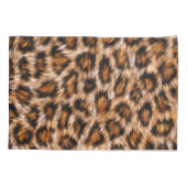 Leopard Jaguar Cat Brown bontpatroon-24609 Kussensloop (Achterkant)