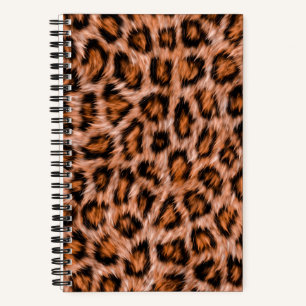 Leopard Jaguar Cat Brown bontpatroon-24609 Notitieboek