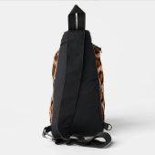 Leopard Jaguar Cat Brown bontpatroon-24609 Sling Bag (Achterkant)