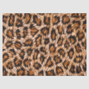 Leopard Jaguar Cat Brown bontpatroon-24609 Tissuepapier