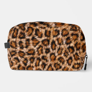 Leopard Jaguar Cat Brown bontpatroon-24609 Toilettasje