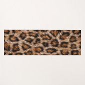Leopard Jaguar Cat Brown bontpatroon-24609 Yogamat (Voorkant (horizontaal))
